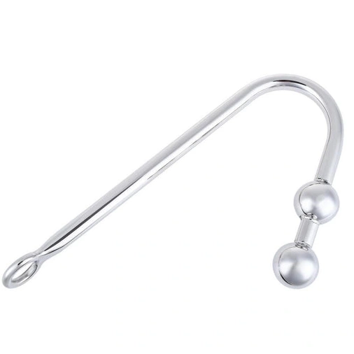 Two Steel Balls Pleasurable Stainless Hook 4417 Anal 1003